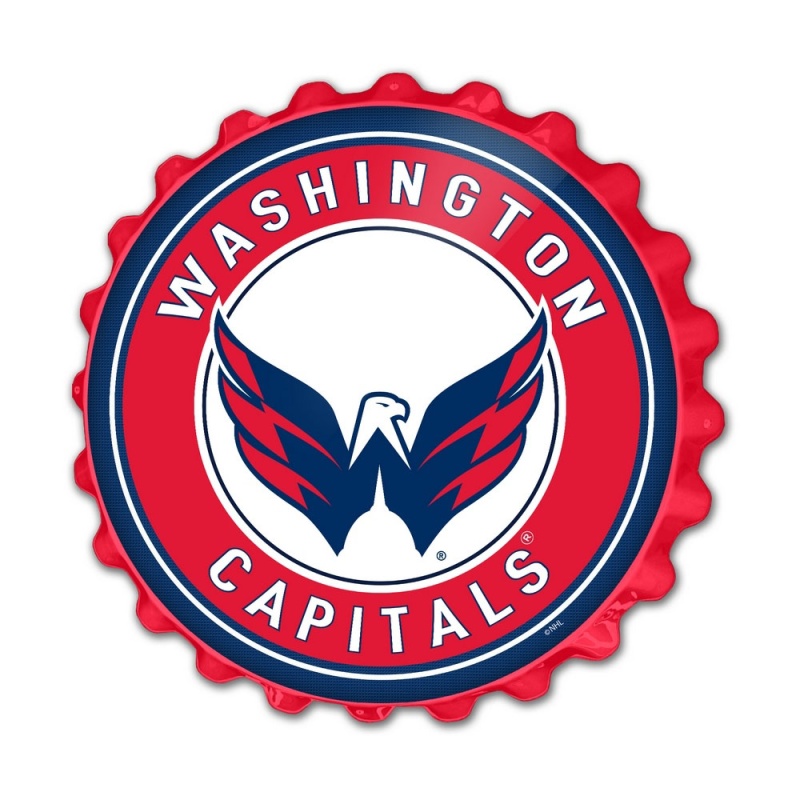 Washington Capitals: Bottle Cap Wall Sign