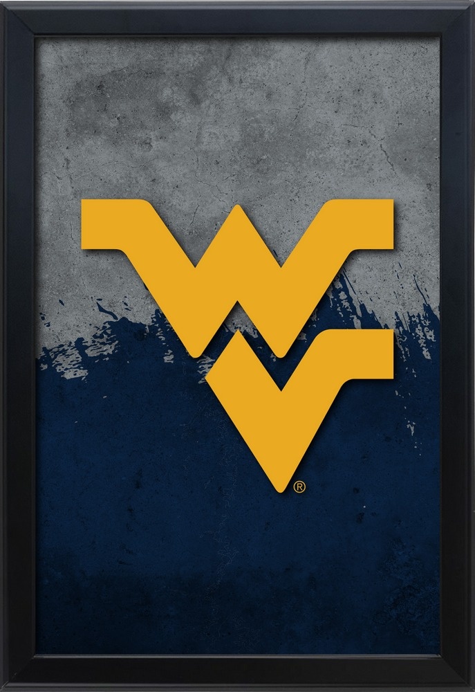 West Virginia University 15.75" X 23.5" Led Snap Frame Lightbox By Holland Bar Stool Company