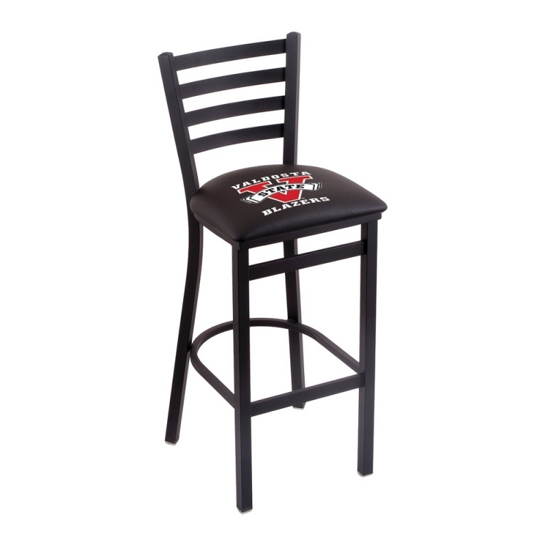 L004 Valdosta State 25" Stationary Counter Stool With Black Wrinkle Finish