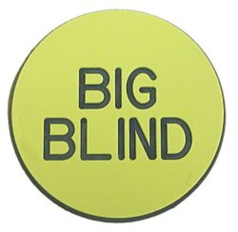 Big Blind Button For Poker Game
