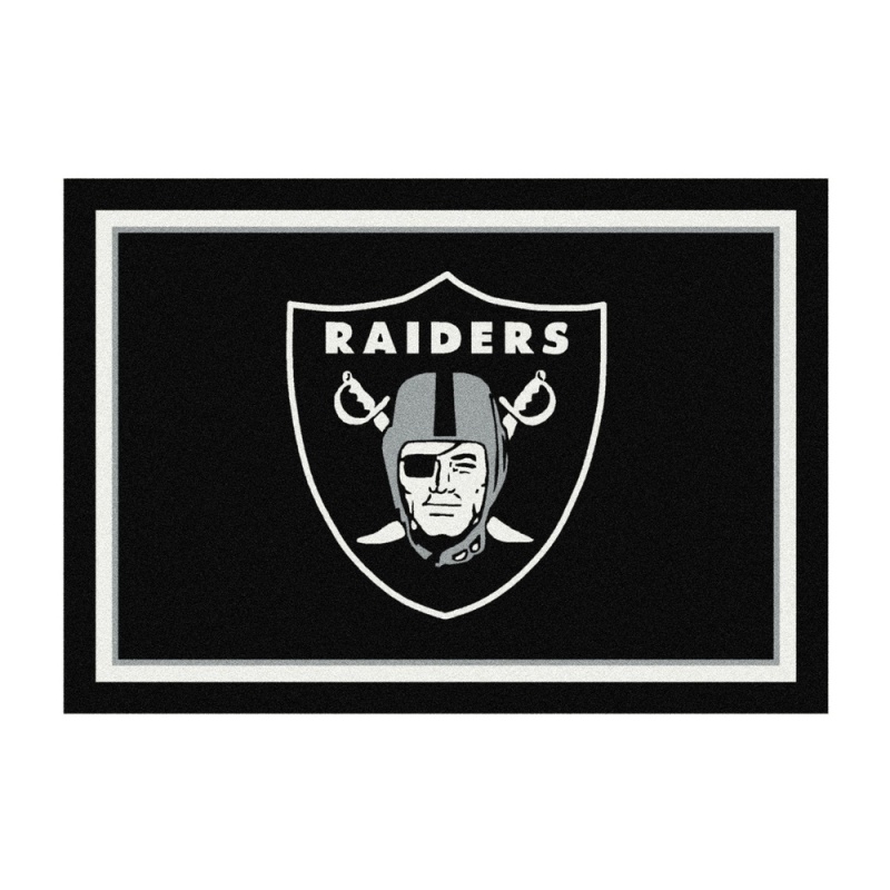 Las Vegas Raiders 4'X6' Spirit Rug