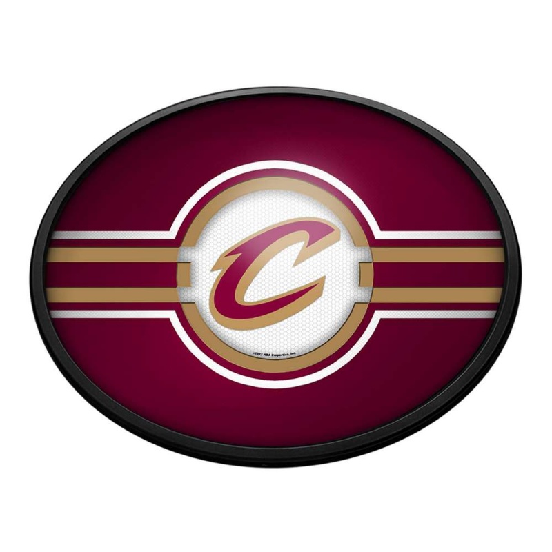 Cleveland Cavaliers: Oval Slimline Lighted Wall Sign