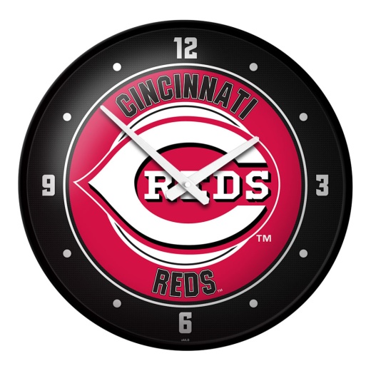 Cincinnati Reds: Modern Disc Wall Clock
