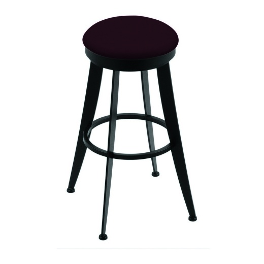 900 Laser 30" Swivel Bar Stool With Black Wrinkle Finish And Canter Bordeaux Seat