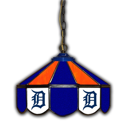 Detroit Tigers 14" Glass Pub Lamp
