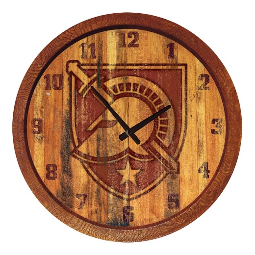 Army Usma Black Knights 20" Barrel Team Logo Wall Clock