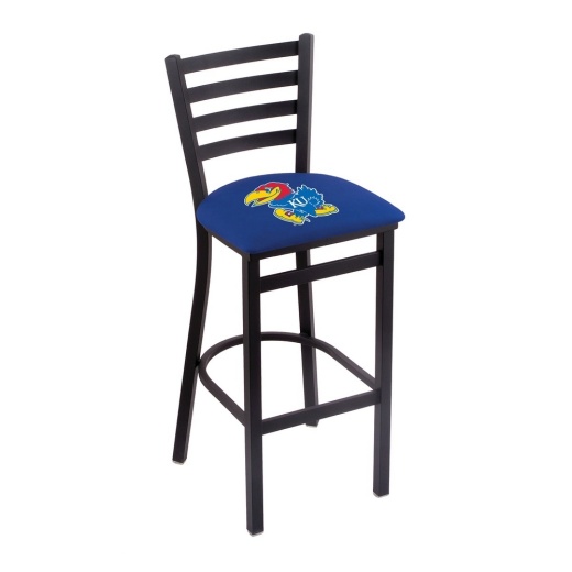 L004 Kansas 25" Stationary Counter Stool With Black Wrinkle Finish
