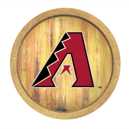 Arizona Diamondbacks: "Faux" Barrel Top Sign