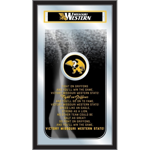 Missouri Western State 26" X 15" Fight Song Mirror By Holland Bar Stool Company