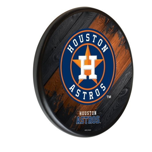 Houston Astros 13" Solid Wood Sign By Holland Bar Stool Co