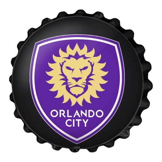 Orlando City: Bottle Cap Wall Sign