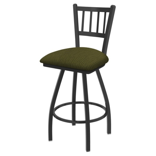 Xl 810 Contessa Swivel Stool With Pewter Finish And Graph Parrot Seat