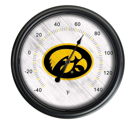 University Of Iowa Indoor/Outdoor Led Thermometer By Holland Bar Stool Company