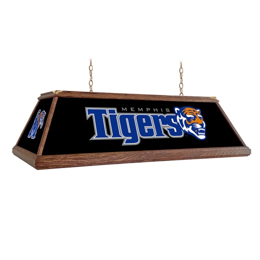 Memphis Tigers: Premium Wood Pool Table Light