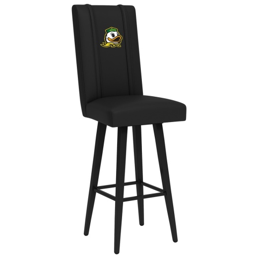 Swivel Bar Stool 2000 With Oregon Ducks Mascot Logo