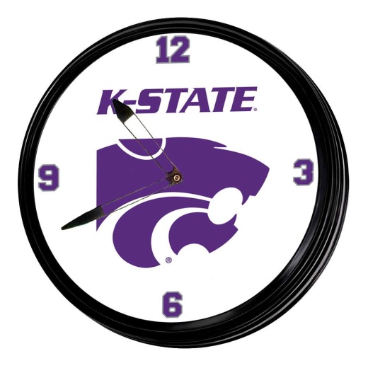 Ksu Kansas State Wildcats 19" Led Team Spirit Clock