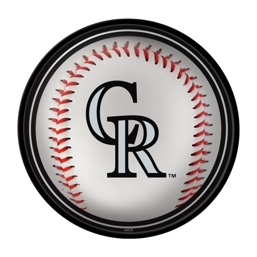 Colorado Rockies: Baseball Modern Disc Wall Sign