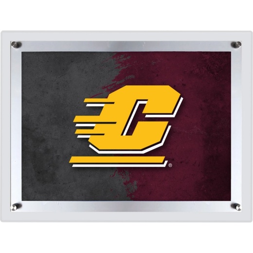 Central Michigan University Backlit Led Sign By Holland Bar Stool Company Lg (32"W X 23.5"H)