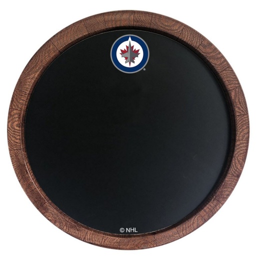 Winnipeg Jets: Chalkbaord "Faux" Barrel Top Sign