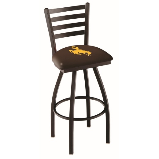 L014 Wyoming Swivel Stool With Black Wrinkle Finish