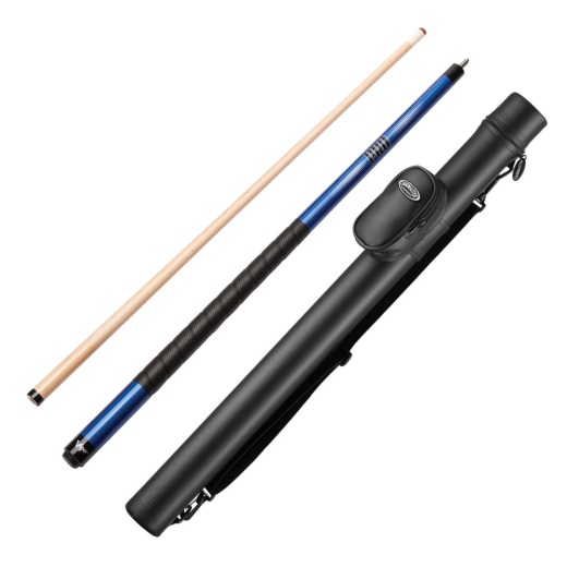 Viper Sure Grip Pro Blue Cue And Casemaster Qvault Supreme Black Cue Case