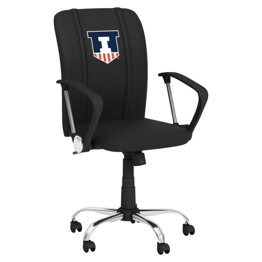 Illinois Fighting Illini Collegiate Curve Task Chair