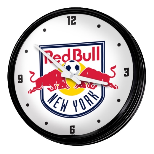 York Red Bulls: Retro Lighted Wall Clock