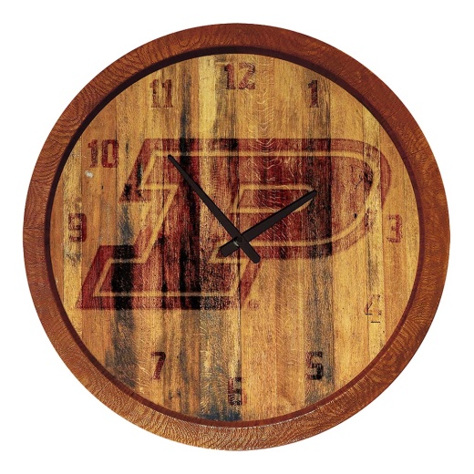 Purdue University Boilermakers 20" Barrel Team Logo Wall Clock