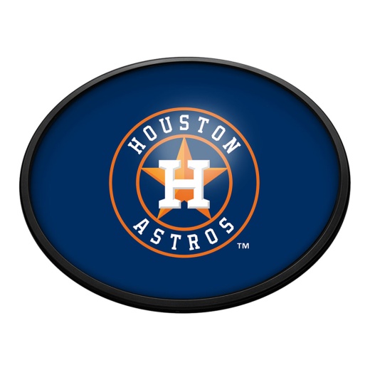 Houston Astros: Logo Oval Slimline Lighted Wall Sign