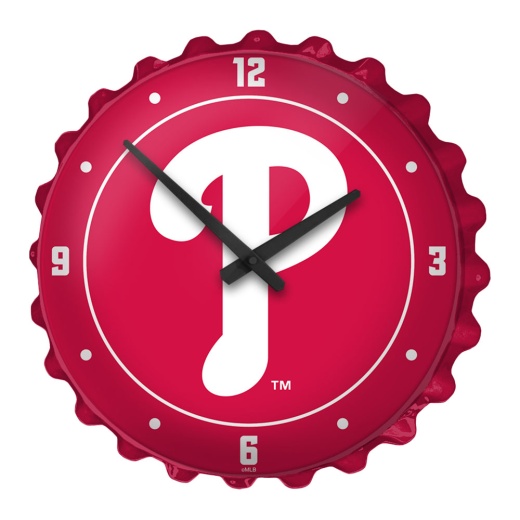 Philadelphia Phillies: Logo Bottle Cap Wall Clock