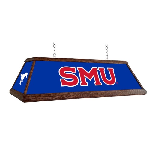 Smu Mustangs: Premium Wood Pool Table Light