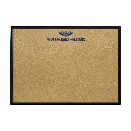 Orleans Pelicans: Framed Corkboard