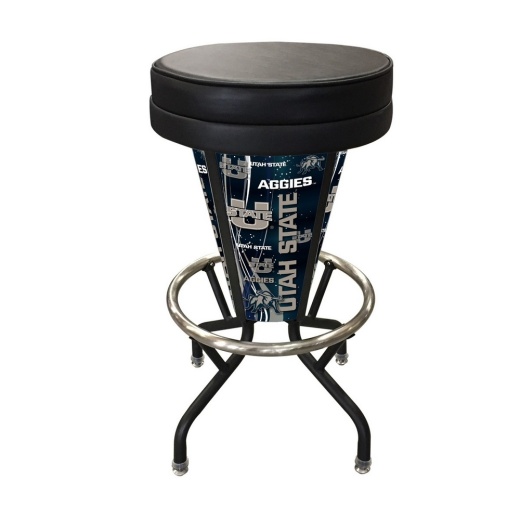 Lighted Utah State Swivel Bar Stool By Holland Bar Stool Co