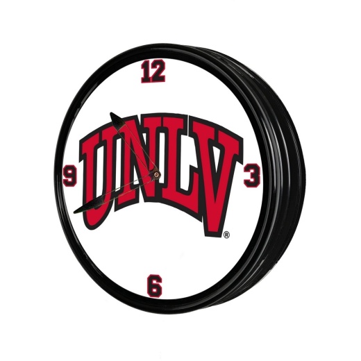 Unlv Rebels 19" Led Team Spirit Clockprimary Logo