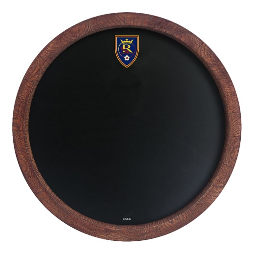 Real Salt Lake: Chalkboard "Faux" Barrel Top Sign