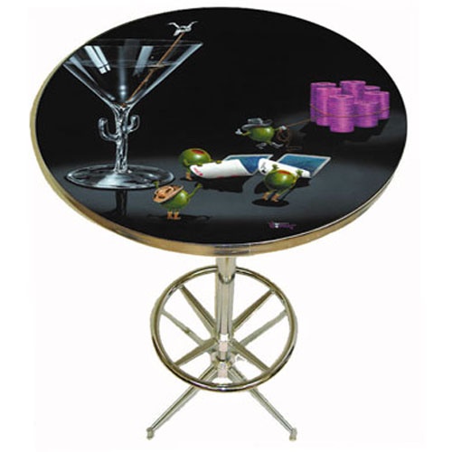 Michael Godard Pocket Rockets Pub Table