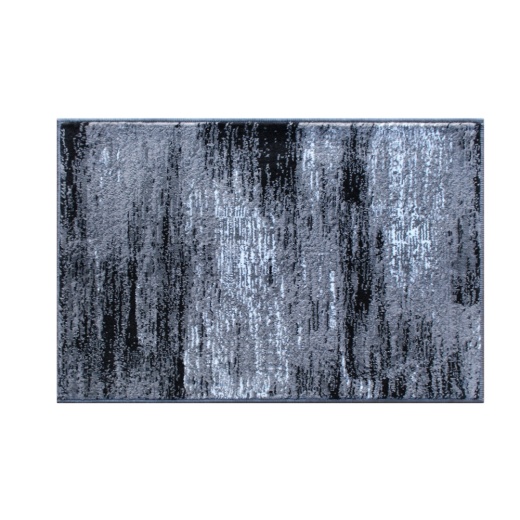 Rylan Collection 2' X 3' Gray Abstract Scraped Area Rug Olefin Rug With Jute Backing Living Room, Bedroom, & Entryway