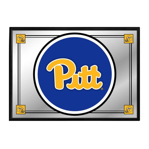Pitt Panthers: Team Spirit Framed Mirrored Wall Sign