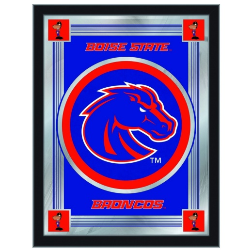 Boise State University 17"X22" Logo Wall Mirror By Holland Bar Stool Companyproduct Variation: Design 1