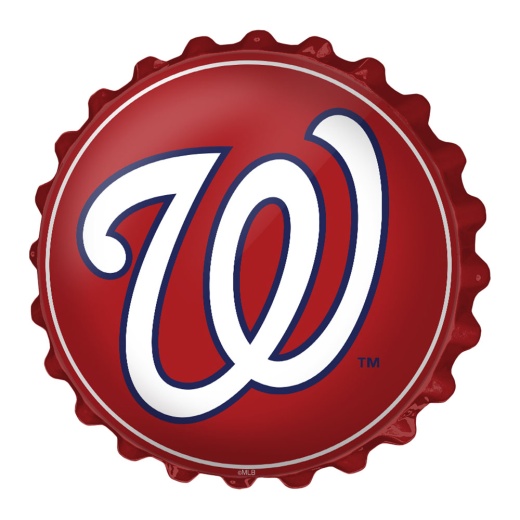 Washington Nationals: Logo Bottle Cap Wall Sign