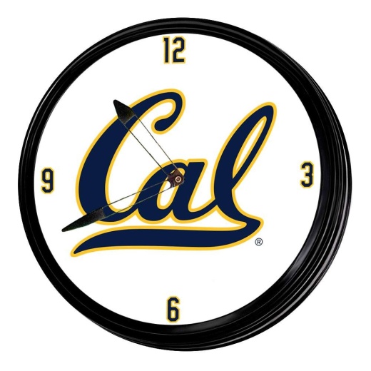 Cal Berkeley Golden Bears 19" Led Team Spirit Clock