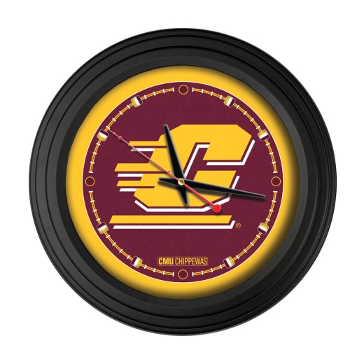 Central Michigan University 15" Traditional Wall Clock By Holland Bar Stool Co