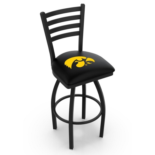 L014 Iowa Swivel Stool With Black Wrinkle Finish