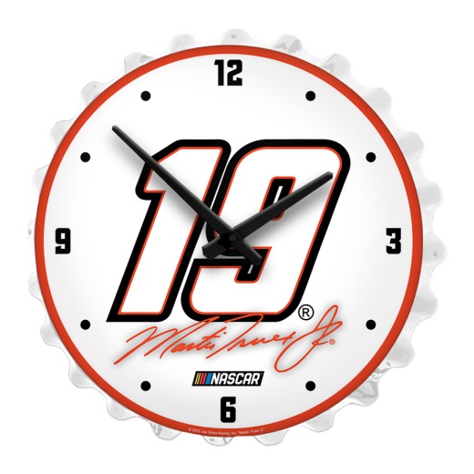 Martin Truex, Jr.: Bottle Cap Lighted Wall Clock