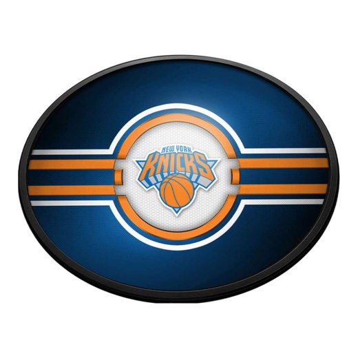 York Knicks: Oval Slimline Lighted Wall Sign
