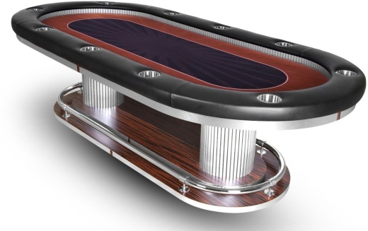 Deluxe Executive Texas Holdem Poker Table Customizable