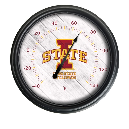 Iowa State University Indoor/Outdoor Led Thermometer By Holland Bar Stool Company