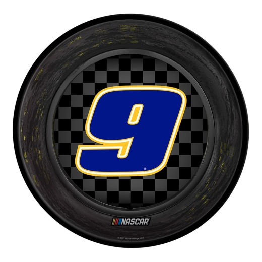 Chase Elliott: Tire Framed Modern Disc Wall Sign