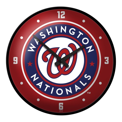 Washington Nationals: Modern Disc Wall Clock