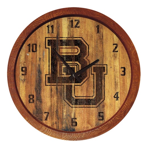 Baylor University Bears 20" Barrel Team Logo Wall Clock